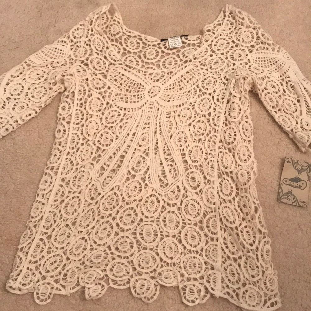 NWT lace shirt